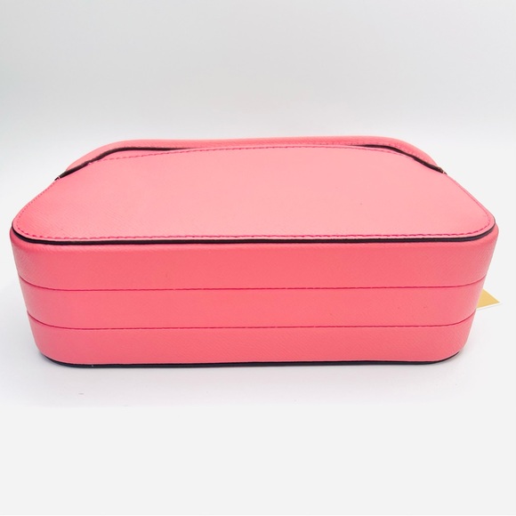 MICHAEL KORS Houston Large Crossgrain Leather Crossbody in Tea Rose - Picture 3 of 15